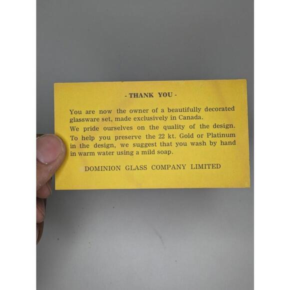 Vintage Aristocrat By Dominion Set of 8 24k Gold Tumbler Glasses - Picture 8 of 8